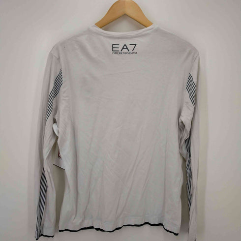 エンポリオアルマーニイーエーセブン EMPORIO ARMANI EA7 フロントワッペンクルーネックTシャツ メンズ