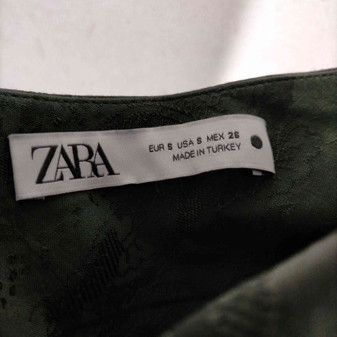 ザラ ZARA ジャガード キャミワンピース レディース import:S