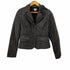 アルマーニコレツィオーニ ARMANI COLLEZIONI デニムジャケット ジージャン テーラード 総裏地 リボン付き レディース EUR:40