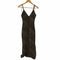 ザラ ZARA XSSATIN ANIMAL PRINT DRESS レオパード キャミワンピース レディース import:XS