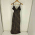 ザラ ZARA XSSATIN ANIMAL PRINT DRESS レオパード キャミワンピース レディース import:XS