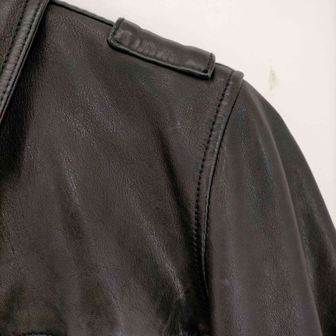 ディーゼル DIESEL ラムスキン レザーブルゾン メンズ import:S