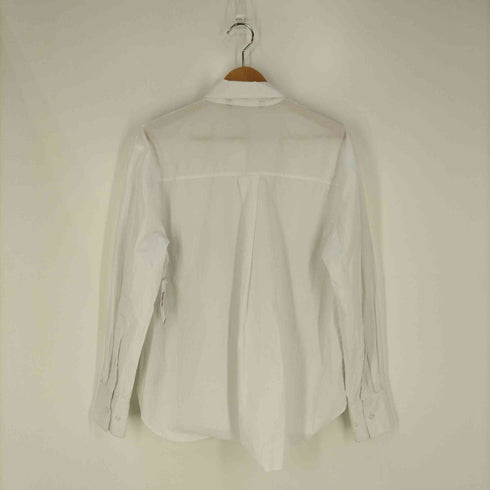 ザラ ZARA 比翼ボタン レギュラーカラーシャツ レディース import:M