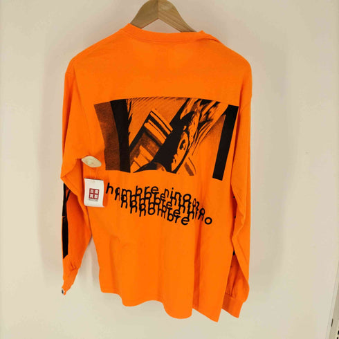 オンブレニーニョ HOMBRE Nino 両面 プリント ロンT L/S シャツ メンズ JPN:M