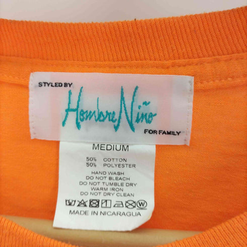 オンブレニーニョ HOMBRE Nino 両面 プリント ロンT L/S シャツ メンズ JPN:M