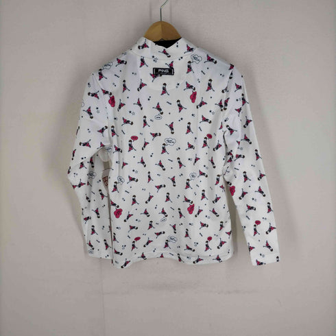ピン ping 総柄モックネックカットソー レディース JPN:M