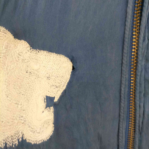 ロクマルサンミッドウエスト 603 MIDWEST Japan タイガー 虎刺繍 シルクスカジャン メンズ JPN:M