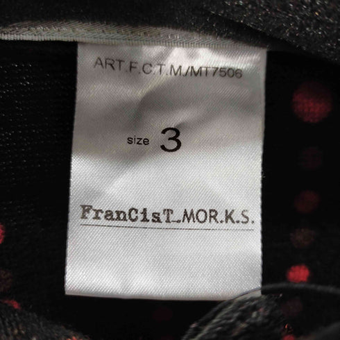 フランシストモークス FranCist MOR.K.S タンドネックドットデザイン S/Sポロ メンズ 3