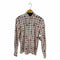 COTTON DOUX バンドカラーL/S シャツ ラテアート メンズ 40 3/4