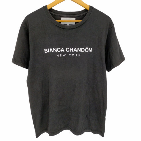 ビアンカシャンドン BIANCA CHANDON ロゴプリント クルーネックTシャツ メンズ import:L