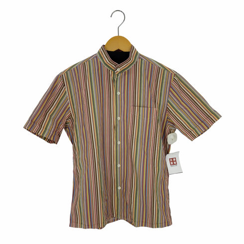 ポールスミスロンドン Paul Smith LONDON クレイジーストライプ S/S シャツ メンズ import:M