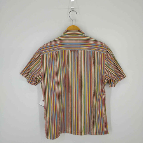 ポールスミスロンドン Paul Smith LONDON クレイジーストライプ S/S シャツ メンズ import:M