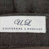ユニバーサルランゲージ UNIVERSAL LANGUAGE VITALE BARBERIS CANONICO NATURAL STRETCH PANTS メンズ M