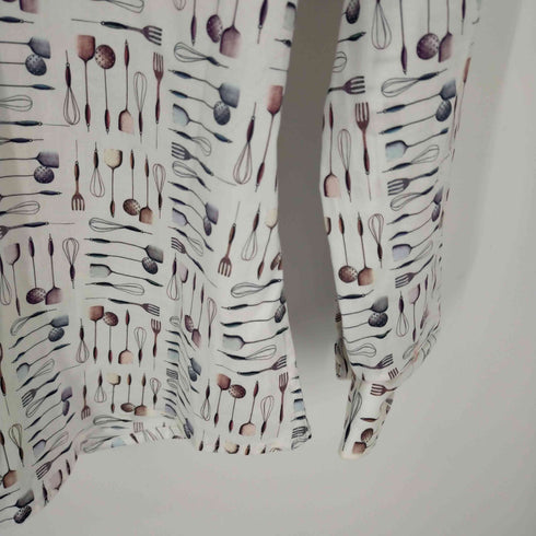 COTTON DOUX バンドカラーL/S シャツ 食器 レディース 4