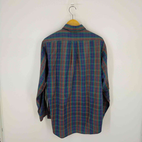 CHERISTOPHER HAYES フラップポケットチェックL/Sシャツ コットンポリ メンズ import:L