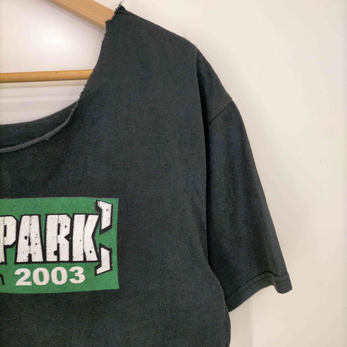 00s ネックカットオフ METEORA メテオラ USロックバンド ツアーTシャツ メンズ