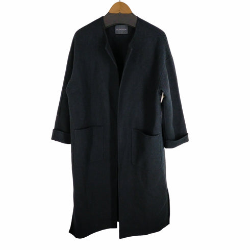 ブレンハイム BLENHEIM ボタンレス ノーカラーコート レディース S