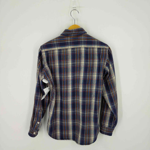 ラングラー Wrangler ヘビーオンス フラップポケット チェックシャツ 長袖 ネルシャツ メンズ import:M