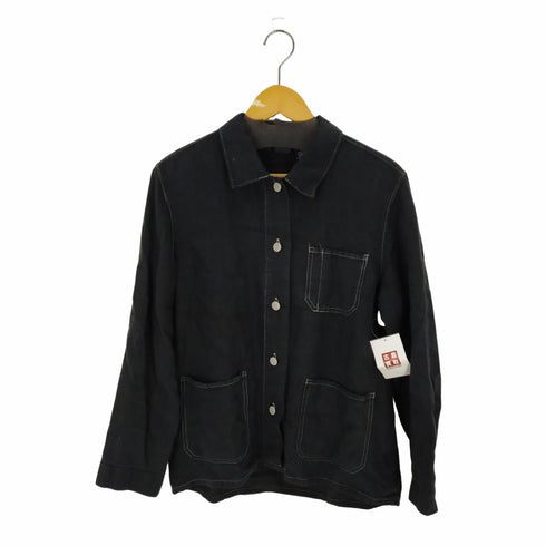 ギャップ Gap 90-00S OLD GAP リネンカバーオールシャツ レディース import:M
