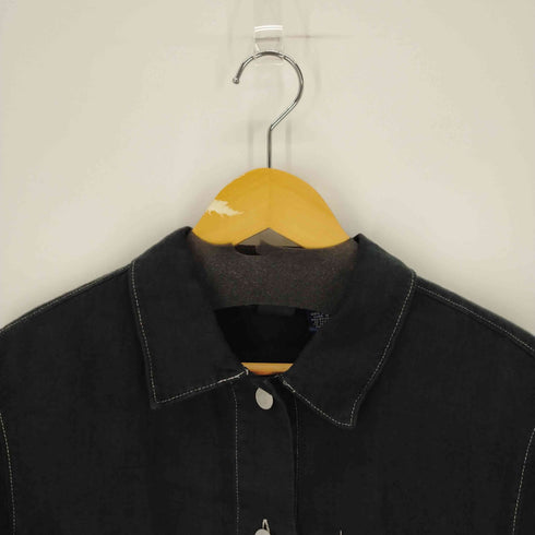 ギャップ Gap 90-00S OLD GAP リネンカバーオールシャツ レディース import:M