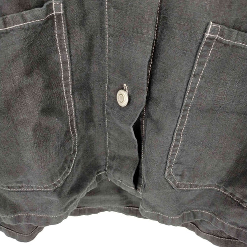 ギャップ Gap 90-00S OLD GAP リネンカバーオールシャツ レディース import:M