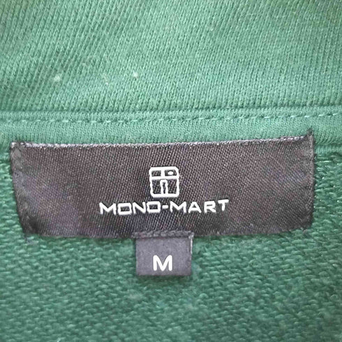 モノマート MONO-MART CODDERR ハーフジップ ロゴ刺繍 裏毛 ビッグシルエットスウェット メンズ JPN:M