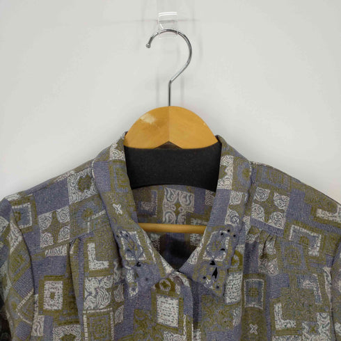 総柄シャツ レディース 15