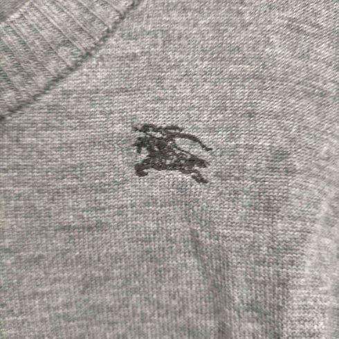 バーバリーブルーレーベル BURBERRY BLUE LABEL ロゴ刺繍エポレットニット レディース JPN:38