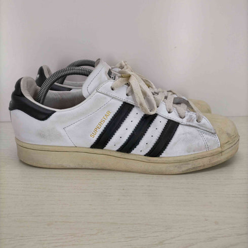 アディダスオリジナルス adidas Originals Superstar White Black Aged Sole メンズ JPN:26.5