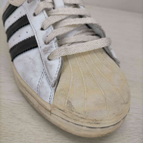 アディダスオリジナルス adidas Originals Superstar White Black Aged Sole メンズ JPN:26.5