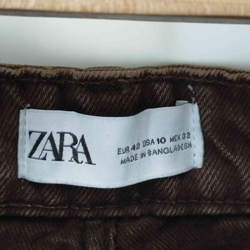 ザラ ZARA ワイドデニムパンツ レディース