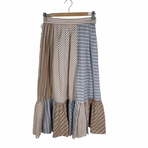 マッキントッシュフィロソフィー MACKINTOSH PHILOSOPHY ストライプミックススカート レディース JPN:36