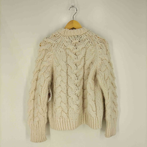 ザラ ZARA CABLE KNIT SWEATER ケーブルニットセーター レディース import:L