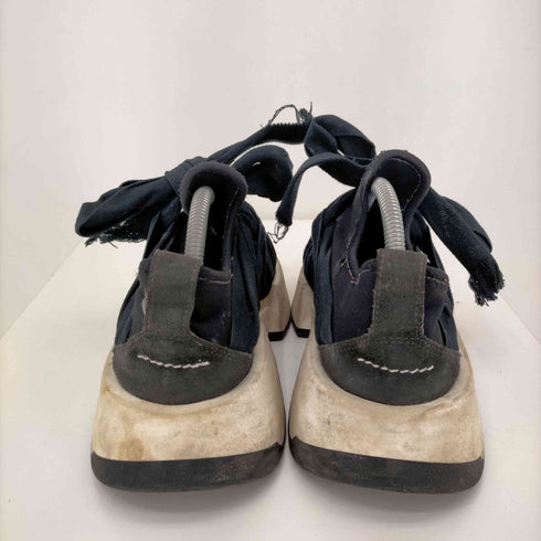 エムエムシックス メゾンマルジェラ MM6 Maison Margiela リボンデザイン 厚底スニーカー レディース