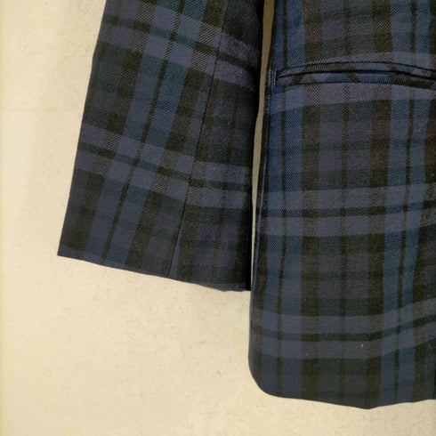 ポールスミス Paul Smith paul+ チェックテーラードジャケット 総裏地 ウール レディース JPN:38