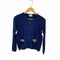 ランバンオンブルー LANVIN en Bleu ウール混 カーディガン レディース 38