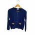 ランバンオンブルー LANVIN en Bleu ウール混 カーディガン レディース 38