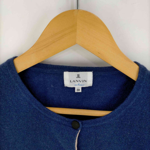 ランバンオンブルー LANVIN en Bleu ウール混 カーディガン レディース 38