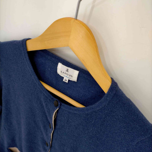 ランバンオンブルー LANVIN en Bleu ウール混 カーディガン レディース 38