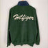 トミーヒルフィガー TOMMY HILFIGER 90s 背面刺繍 ハーフジップフリース メンズ import:M