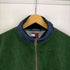 トミーヒルフィガー TOMMY HILFIGER 90s 背面刺繍 ハーフジップフリース メンズ import:M