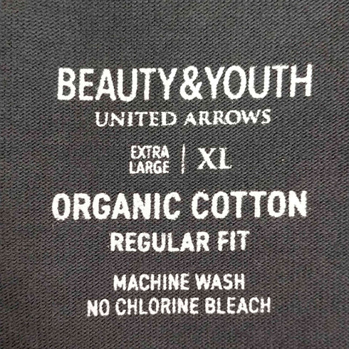 ビューティーアンドユースユナイテッドアローズ BEAUTY & YOUTH UNITED ARROWS BY STABLE オーガニックコットン 1ポケット Vネック Tシャツ メンズ JPN:XL
