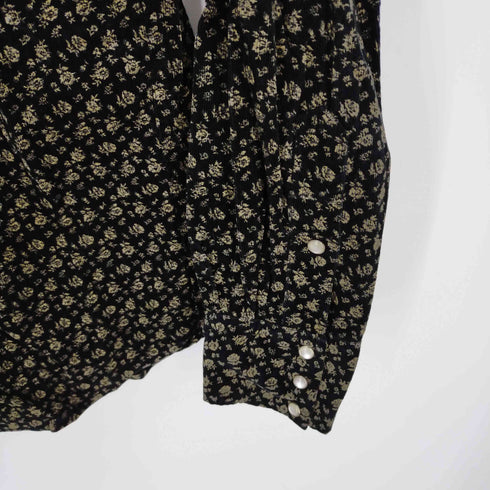 クイ KUI コーデュロイL/S シャツ 花 総柄 メンズ