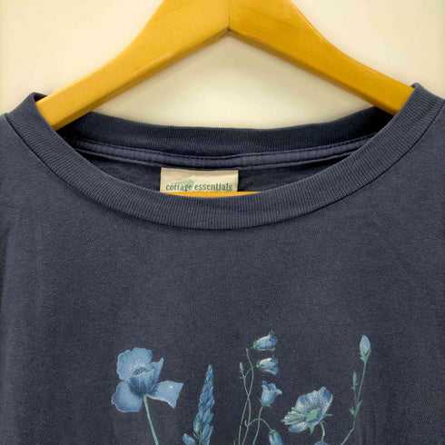 COTTAGE ESSENTIALS 90S フラワー 花 プリントTシャツ メンズ