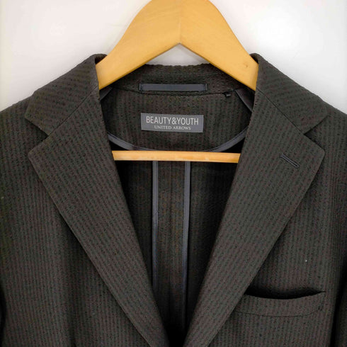 ビューティーアンドユースユナイテッドアローズ BEAUTY & YOUTH UNITED ARROWS シアサッカー 2Bテーラードジャケット メンズ JPN:XL