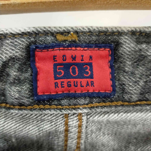 エドウィン EDWIN ストレートデニムパンツ ペイント 503 メンズ 30×33