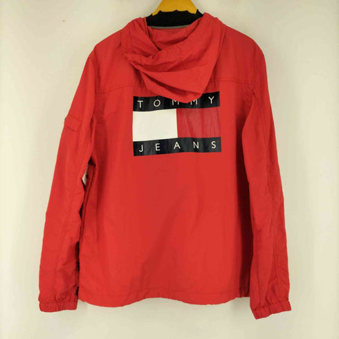 トミージーンズ tommy jeans ナイロン アノラックパーカー メンズ import:L
