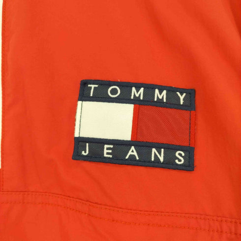 トミージーンズ tommy jeans ナイロン アノラックパーカー メンズ import:L