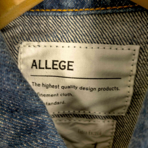 アレッジ ALLEGE デニムトラッカージャケット レディース 1