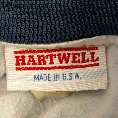 ハートウェル HARTWELL 80S USA製 チェーンステッチ サテンブルゾン メンズ